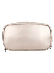 Modish Quilted Leatherette Mini Backpack