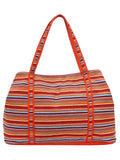 Embroidered Jacquard Handbag
