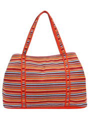 Embroidered Jacquard Handbag