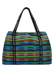 Embroidered Jacquard Handbag