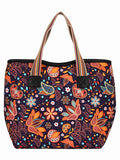 Artsy Digital Print Polyester Canvas Shoulder Bag