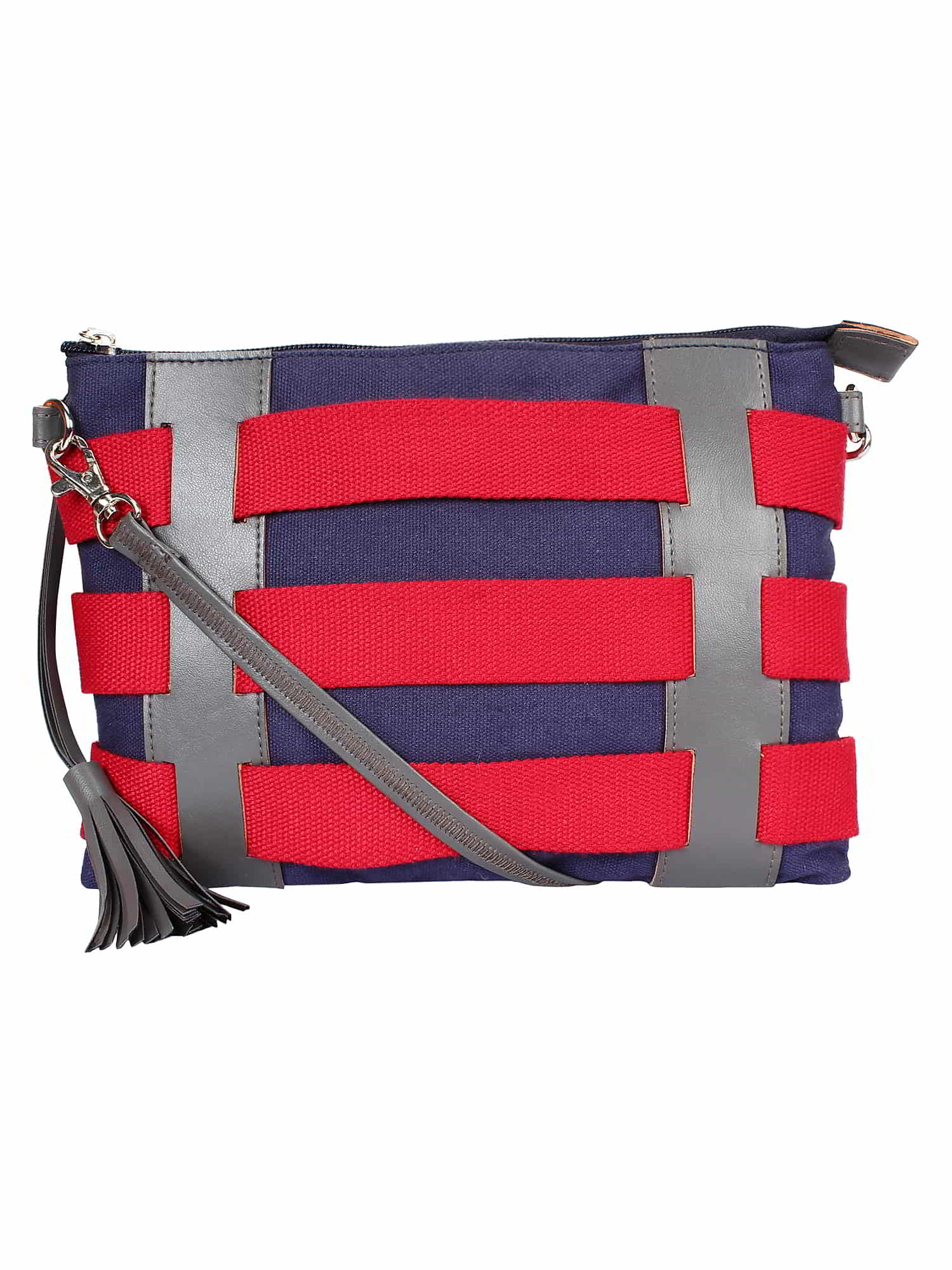 Twine Striped Canvas Sling Bag