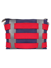 Twine Striped Canvas Sling Bag