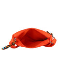 La Borsa Alphabet Print Canvas Sling Bag