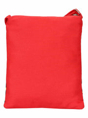 La Borsa Alphabet Print Canvas Sling Bag