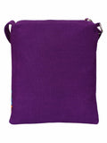 La Borsa Alphabet Print Canvas Sling Bag