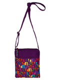 La Borsa Alphabet Print Canvas Sling Bag