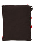 La Borsa Geometric Print Canvas Sling Bag