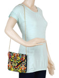 Globlie Beaded Canvas Sling Bag