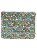 Globlie Beaded Canvas Sling Bag