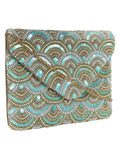 Globlie Beaded Canvas Sling Bag