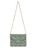Globlie Beaded Canvas Sling Bag