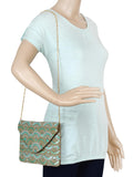 Globlie Beaded Canvas Sling Bag