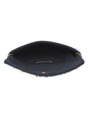 Globlie Beaded Canvas Sling Bag