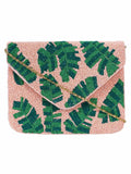 Globlie Beaded Canvas Sling Bag