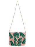 Globlie Beaded Canvas Sling Bag