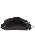 Classic Cotton & Leatherette Sling Bag