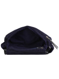 Classic Cotton & Leatherette Sling Bag