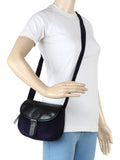 Classic Cotton & Leatherette Sling Bag