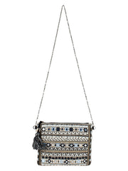 Glitzy Jacquard Sling Bag