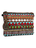 Glitzy Jacquard Sling Bag