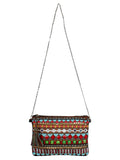 Glitzy Jacquard Sling Bag