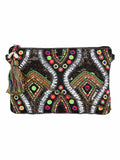 Glitzy Jacquard Sling Bag