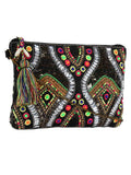 Glitzy Jacquard Sling Bag