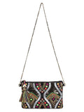 Glitzy Jacquard Sling Bag