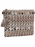 Glitzy Jacquard Sling Bag