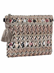 Glitzy Jacquard Sling Bag
