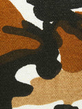 Mini Camouflage Print Canvas Backpack