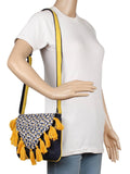 Snazzy Printed Canvas Sling Bag