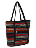 Striped Women's Shopping Bag