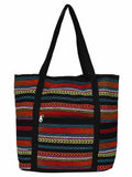 Striped Women's Shopping Bag