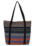 Striped Women's Shopping Bag