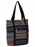 Striped Women's Shopping Bag
