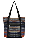 Striped Women's Shopping Bag