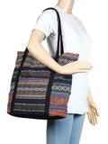 Striped Women's Shopping Bag