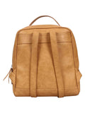 Classic Textured Leatherite Backpack