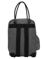 Classic Shaded Canvas & PU Backpack