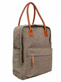 Classic Shaded Canvas & PU Backpack