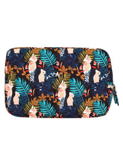 Modish Digital Printed Canvas & PU Shoulder Bag