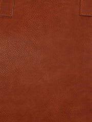 Modish Digital Printed Canvas & PU Tote Bag