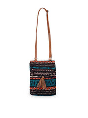 Geomat Digital Printed Canvas Sling Bag