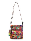 Modish Digital Printed Canvas & PU Sling Bag