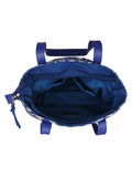 Geomat Acrylic Jacquard & PU Shoulder Bag