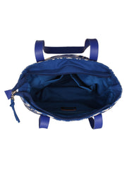 Geomat Acrylic Jacquard & PU Shoulder Bag
