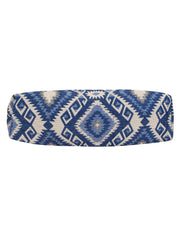 Geomat Acrylic Jacquard & PU Shoulder Bag