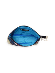 Modish Polyester & PU Quirky Cosmetic Vanity Bag